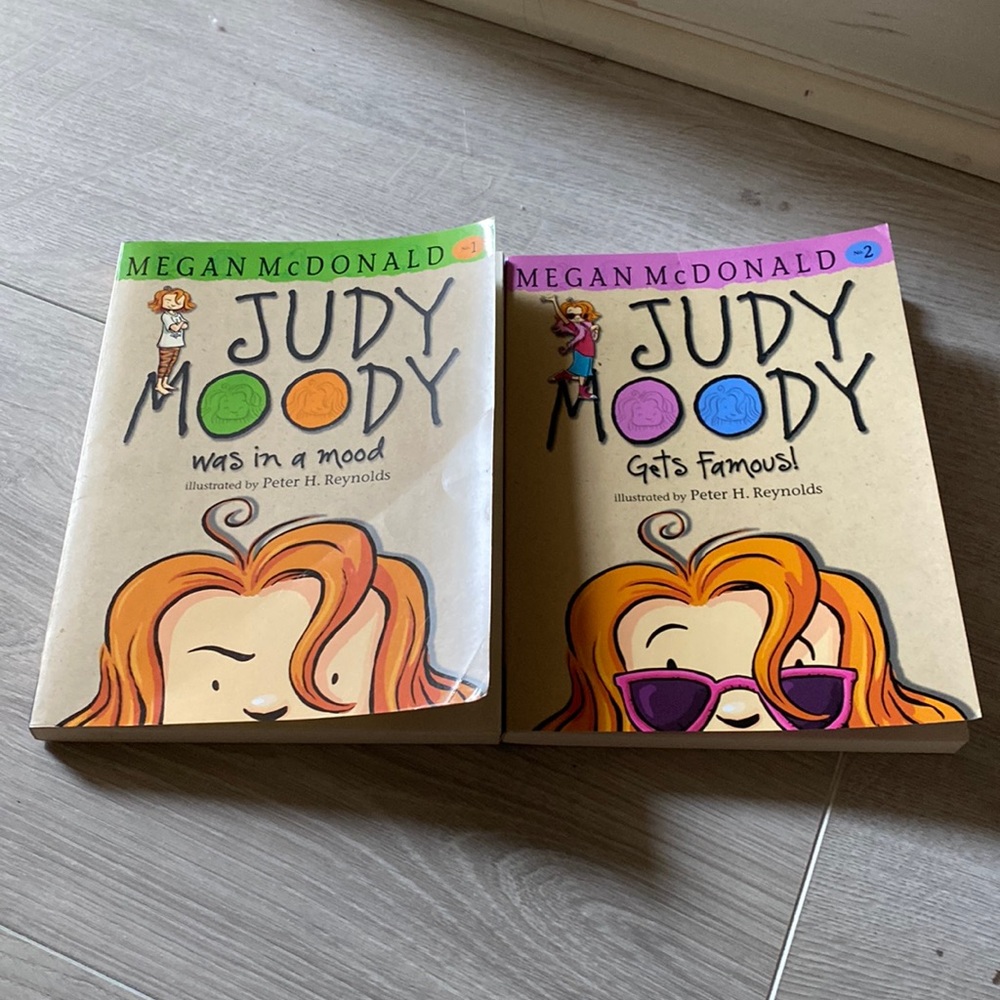 2 Judy Moody Books “Gets Famous “ and “Was in a Mood”